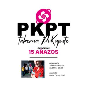 Aniversario Pikapote: SÓLO CONCIERTO - Imagen 1