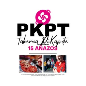 Aniversario Pikapote: CONCIERTO + RESERVA CENA - Imagen 1